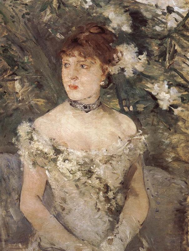 The woman dress for ball, Berthe Morisot